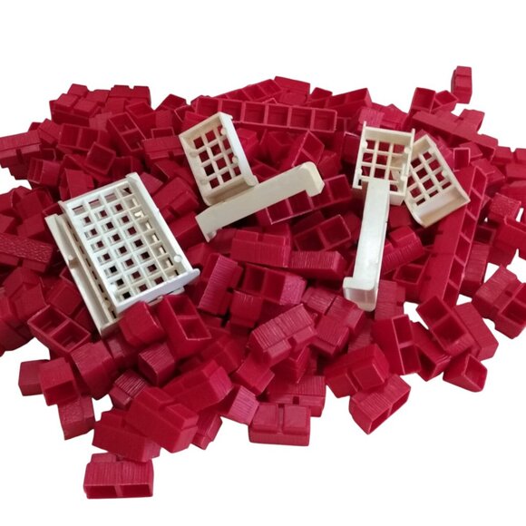 Vintage 1950's-1960's Set No.300-Sta-Lox Miniature Building Blocks-274/288 - Picture 4 of 16